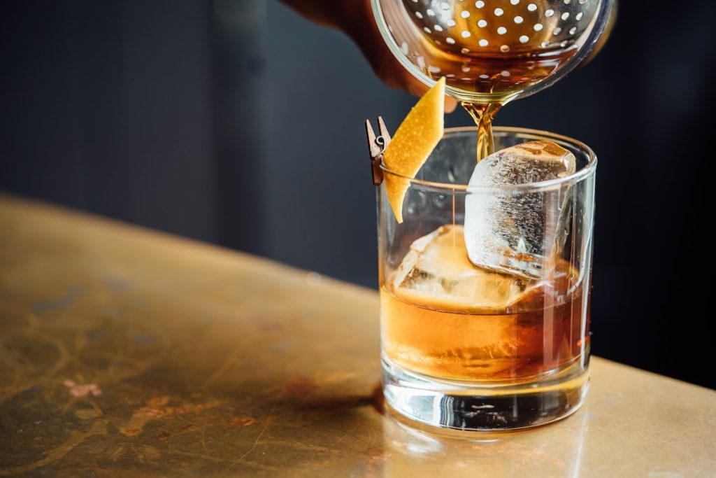 cranberry orange whiskey sour