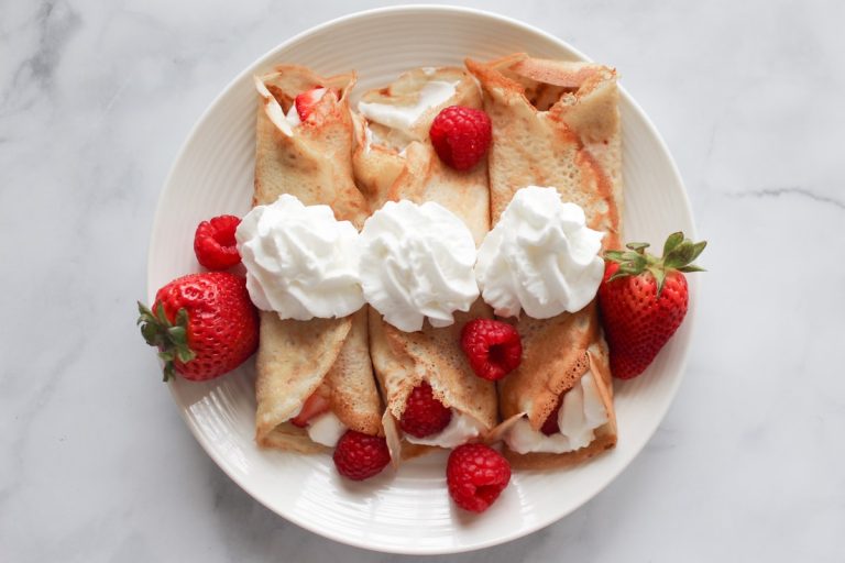 gluten free honey corn shortcake berries cream
