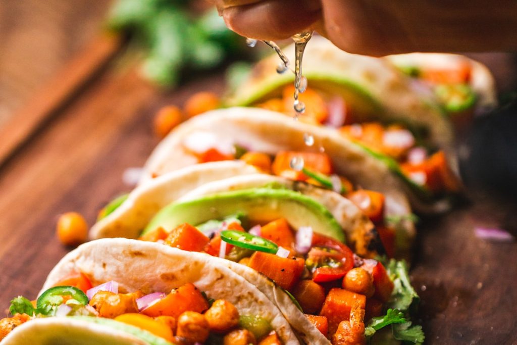sweet potato and black bean tacos